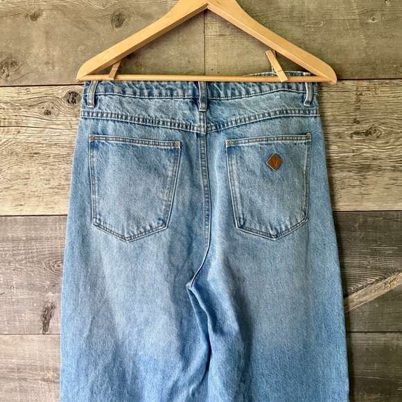 EUC ABrand A‎ '94 High & Wide Jean Faded 90's Vintage Style Streetwear, Sz 32 - Picture 11 of 13